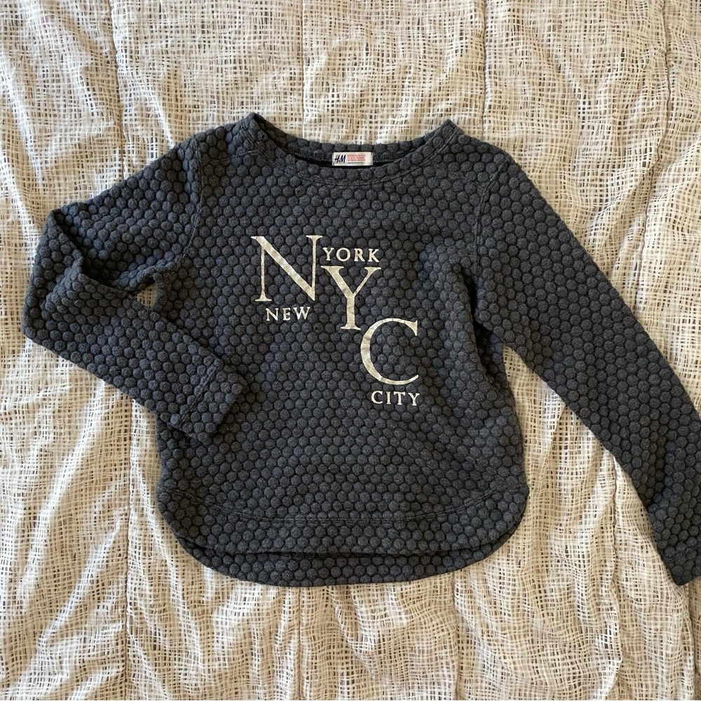 grey new york city sweater
